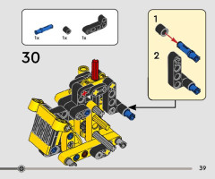 LEGO 42163 instructions page 39 – build guide