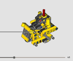 LEGO 42163 instructions page 43 – build guide