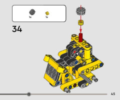 LEGO 42163 instructions page 45 – build guide