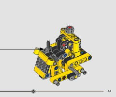 LEGO 42163 instructions page 47 – build guide