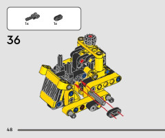 LEGO 42163 instructions page 48 – build guide