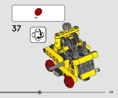 LEGO 42163 instructions page 49 – build guide