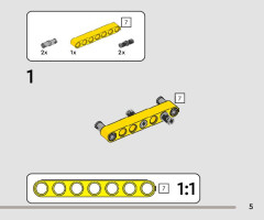 LEGO 42163 instructions page 5 – build guide