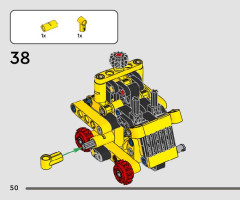 LEGO 42163 instructions page 50 – build guide