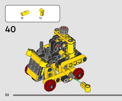 LEGO 42163 instructions page 52 – build guide
