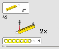 LEGO 42163 instructions page 54 – build guide