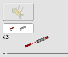LEGO 42163 instructions page 56 – build guide