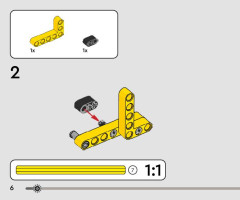 LEGO 42163 instructions page 6 – build guide