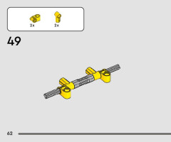 LEGO 42163 instructions page 62 – build guide