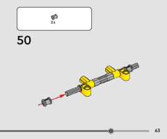 LEGO 42163 instructions page 63 – build guide