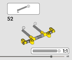 LEGO 42163 instructions page 65 – build guide