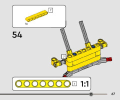 LEGO 42163 instructions page 67 – build guide