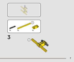 LEGO 42163 instructions page 7 – build guide
