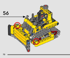 LEGO 42163 instructions page 70 – build guide