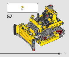 LEGO 42163 instructions page 71 – build guide
