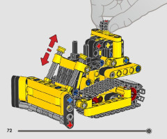 LEGO 42163 instructions page 72 – build guide