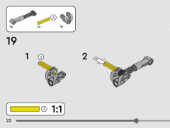 LEGO 42164 instructions page 22 – build guide