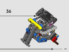LEGO 42164 instructions page 43 – build guide