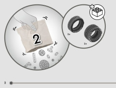 LEGO 42164 instructions page 2 – build guide