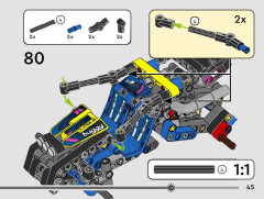 LEGO 42164 instructions page 45 – build guide