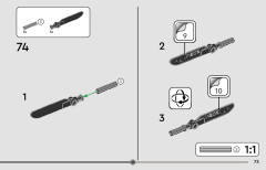 LEGO 42165 instructions page 73 – build guide