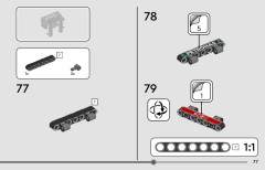 LEGO 42165 instructions page 77 – build guide