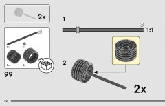 LEGO 42165 instructions page 92 – build guide