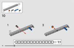 LEGO 42166 instructions page 12 – build guide