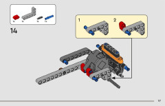 LEGO 42166 instructions page 17 – build guide