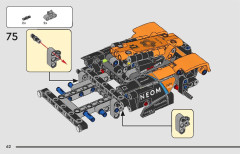 LEGO 42166 instructions page 62 – build guide