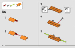 LEGO 42166 instructions page 72 – build guide