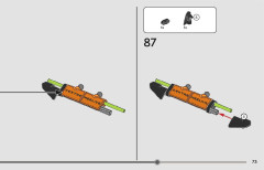 LEGO 42166 instructions page 73 – build guide
