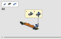 LEGO 42166 instructions page 74 – build guide