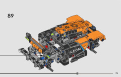 LEGO 42166 instructions page 75 – build guide