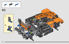 LEGO 42166 instructions page 76 – build guide