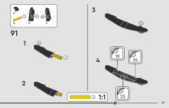 LEGO 42166 instructions page 77 – build guide