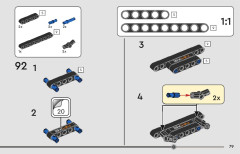 LEGO 42166 instructions page 79 – build guide
