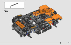 LEGO 42166 instructions page 85 – build guide
