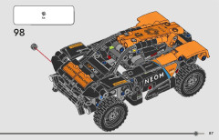 LEGO 42166 instructions page 87 – build guide