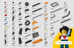LEGO 42166 instructions page 91 – build guide
