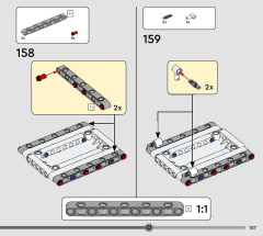 LEGO 42167 instructions page 107 – build guide