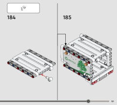 LEGO 42167 instructions page 121 – build guide