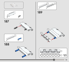 LEGO 42167 instructions page 123 – build guide