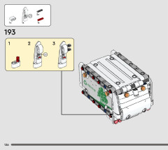 LEGO 42167 instructions page 126 – build guide