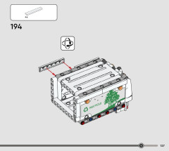 LEGO 42167 instructions page 127 – build guide