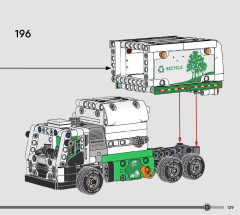 LEGO 42167 instructions page 129 – build guide