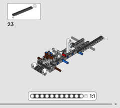 LEGO 42167 instructions page 21 – build guide