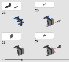 LEGO 42167 instructions page 22 – build guide