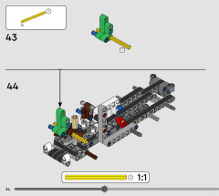 LEGO 42167 instructions page 34 – build guide