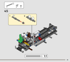 LEGO 42167 instructions page 35 – build guide